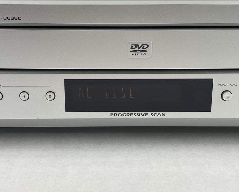 Yamaha DV-C6660 5 Disc DVD Player Power Tested No Remote