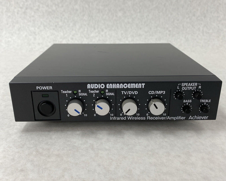 Audio Enhancement CAE-20W Infrared Wireless Receiver Amplifier Achiever - Tested
