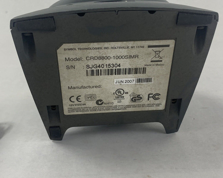 Symbol CRD8800-1000SIMR Cradle with charger and AC cord