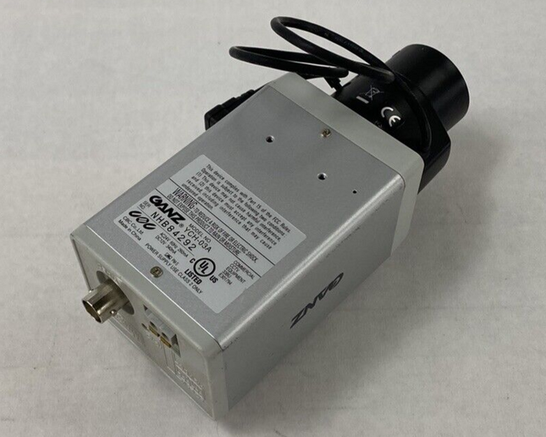 Ganz YCH-03A Color Camera with 1/3" 2.9-8.2mm 1:1.0 CS Lens For Parts or Repair