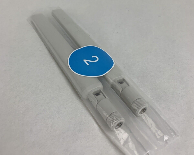 New Box Opened Pair of At&t VAB-1 Router Antennas White