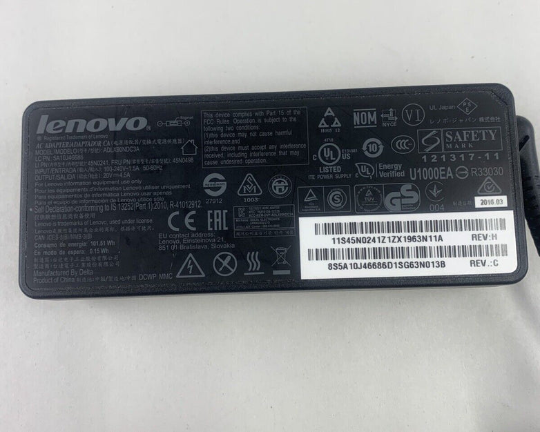 Mixed Lot of 4 Lenovo ADLX90NCC2A ADLX90NLC2A ADLX90NDC3A AC Adapter