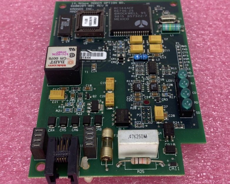 Kronos 6600204-001 Rev A 14.4Kbps Modem Card