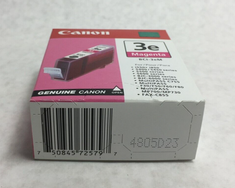 Genuine Canon Magenta 3e BCI-3eM Ink Cartridge