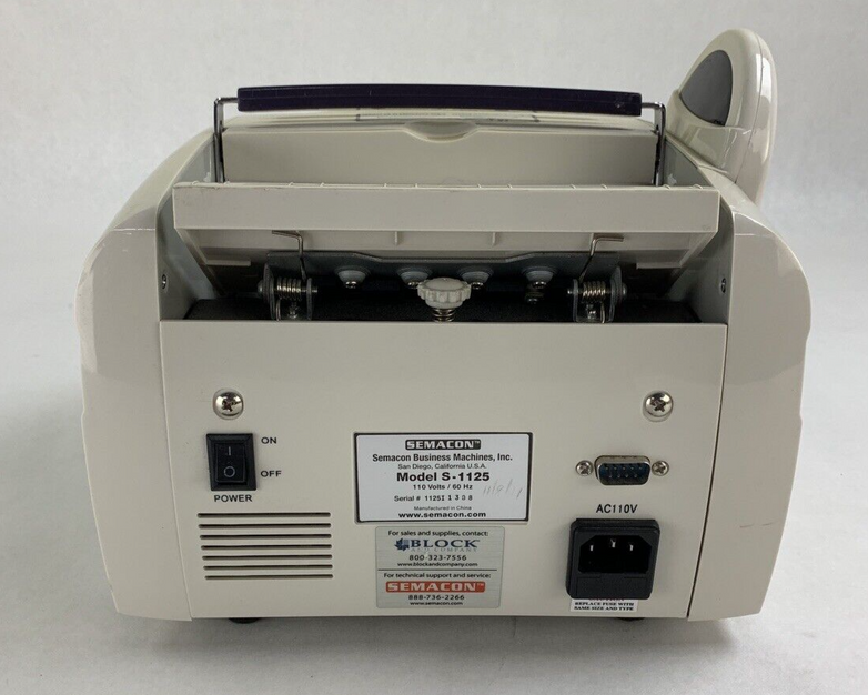 Semacon S-1125 Digital Money Counter Tested Worn Buttons