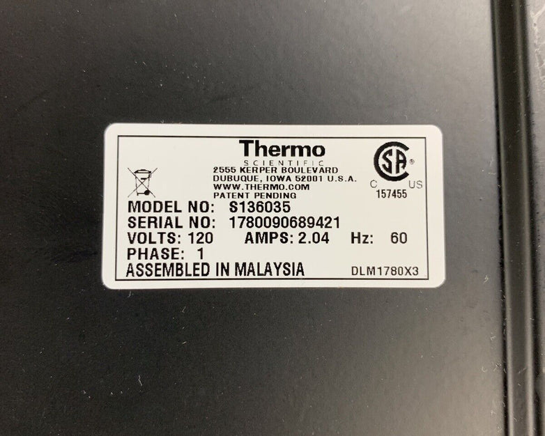 Thermo S136035 Magnetic Stirrer Super Nuova Multi-Place Power Tested E11 Code