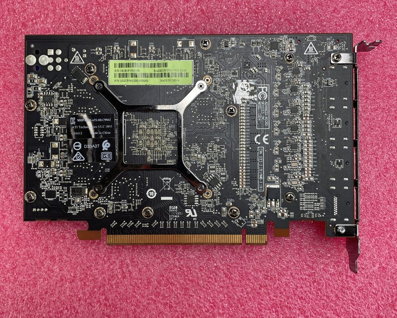AMD ATI Radeon PRO WX 5100 8GB GDDR5 PCIe 4x DP Graphics Card 109-C95487-00_02