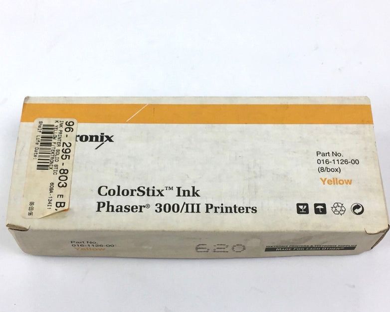 Xerox 016-1126-00 Yellow Solid Ink Phaser 300 (Lot of 4)