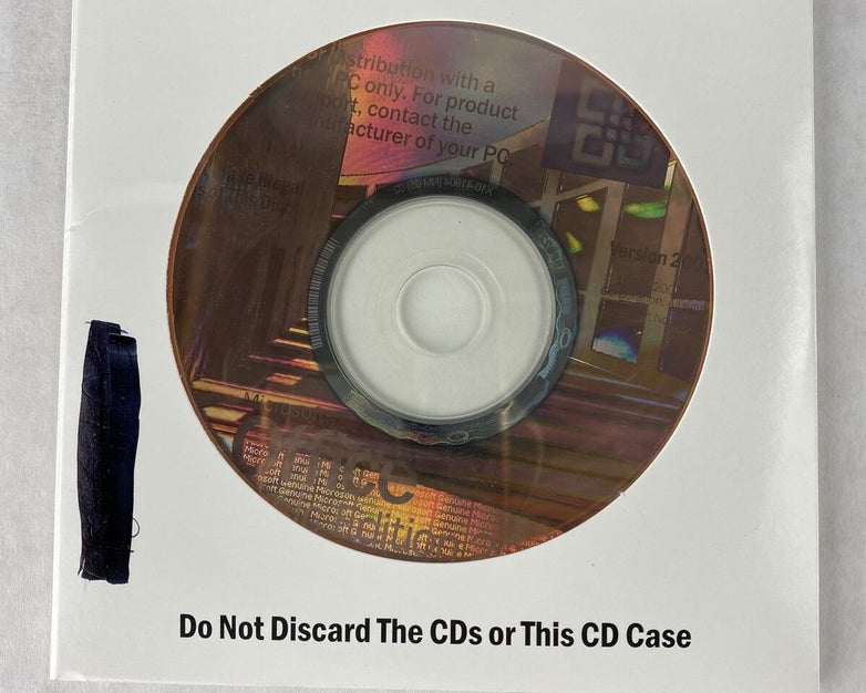 Microsoft Office 2003 MS Basic Edition Full English for Dell 0T1613 (Lot of 5)