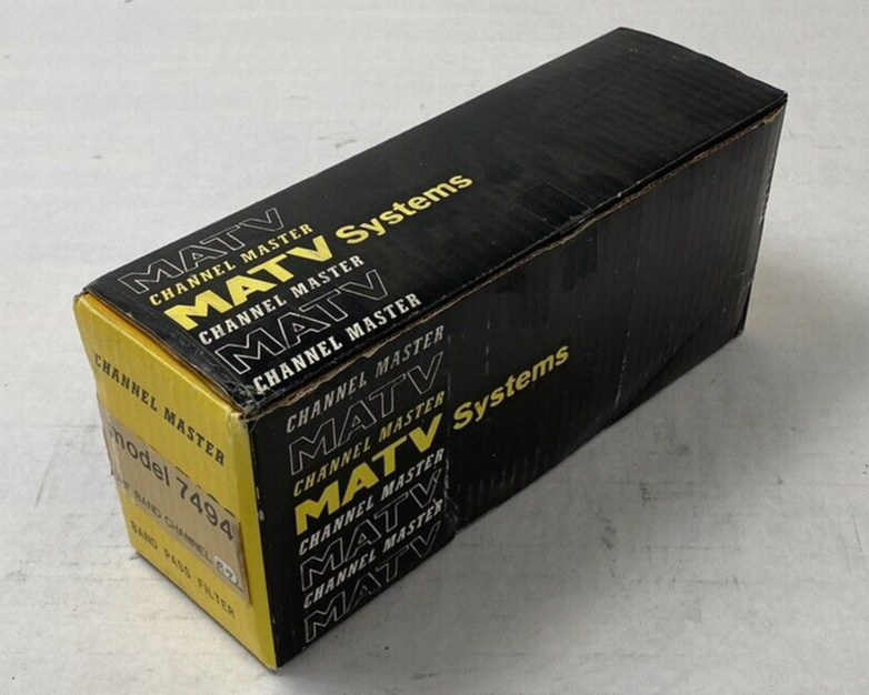 Channel Master MATV Systems Model 7494 Band Pass Filter UHF Band Channel 67
