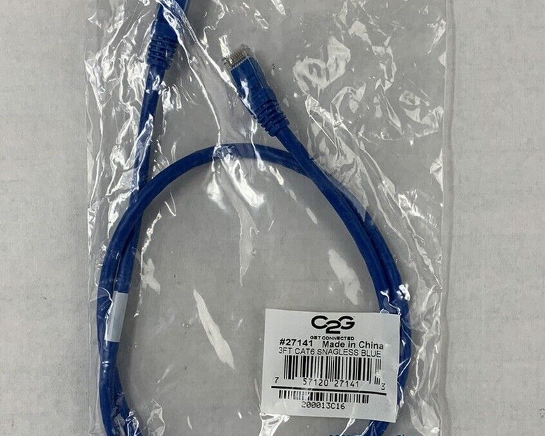 C2G 27141 3ft CAT6 Patch Cable (Lot of 3)