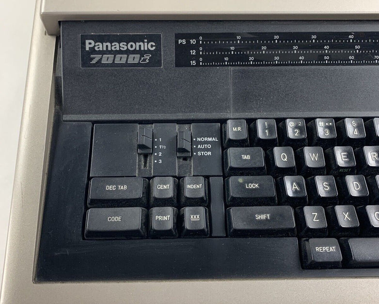 Panasonic KX-E7000 Electric Typewriter Tested No Ribbon Vintage