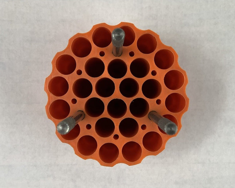 Unbranded Centrifuge Orange Bucket Insert (Lot of 2)