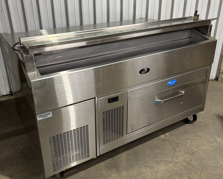 Randell FX-1-290 One Drawer Refrigerator Freezer Chef Base Prep Table 115V Cools