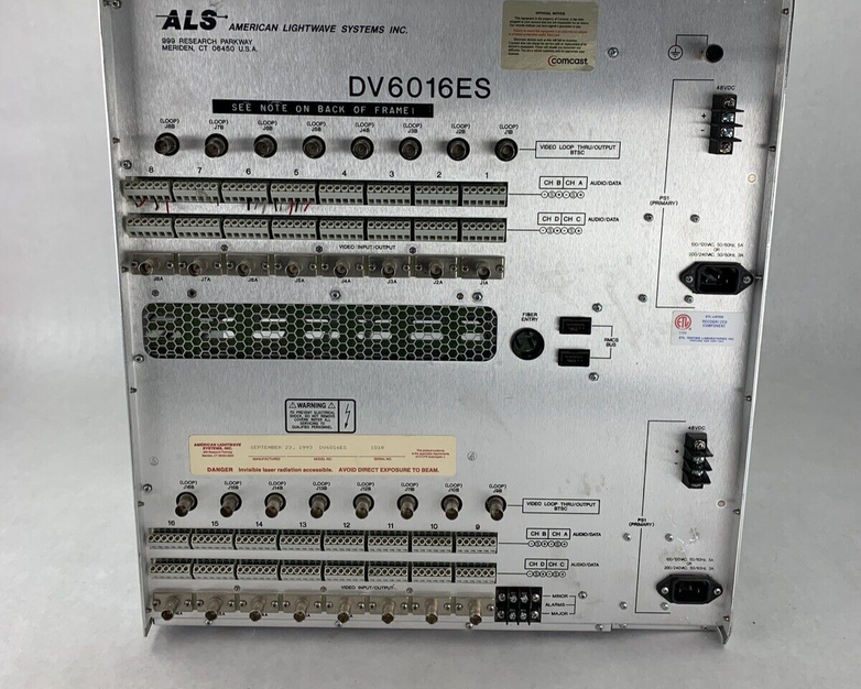 ADC Video Systems DV6016ES Chasis w/ 1x DV6301TXD Card Power Tested