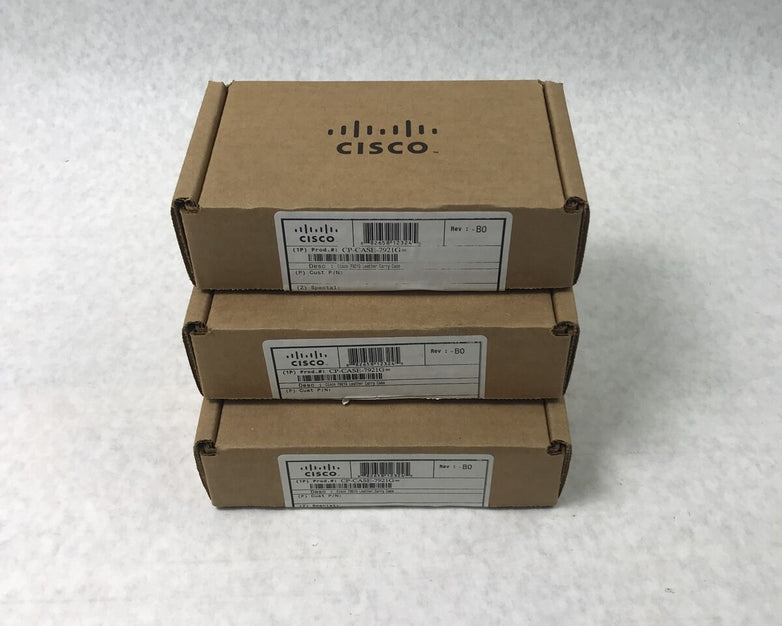 Cisco 7921G Leather Cary Case W/ Cord CP-CASE-7921G (Lot of 3)