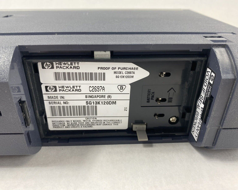 Hewlett Packard DeskJet 350 Mobile Printer Power Tested w/ AC Adapter