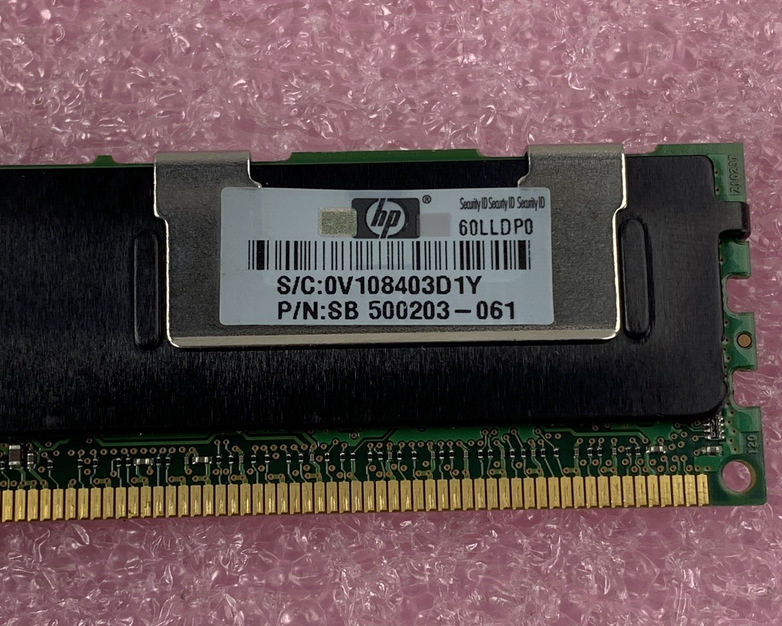 Lot 6x 4GB Elpida EBJ41HE4BDFD-DJ-F 2Rx4 PC3-106000R server RAM memory