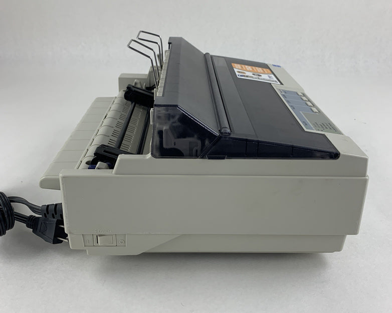 Epson LX-300+II P170B Dot Matrix 9-Pin Printer Bad Paper Feed Tested No Ribbon