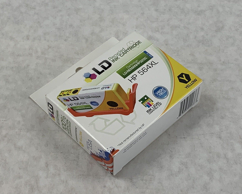 LD Yellow Ink Cartridge for HP 564XL Factory Sealed