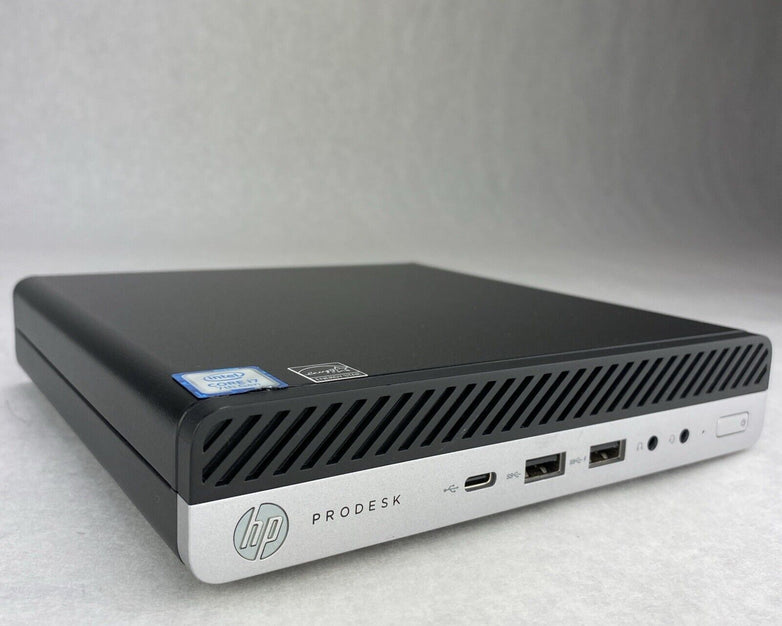 HP ProDesk 600 G3 Mini Quad Core i7-7700T 2.90GHz 1x8GB RAM WiFi No AC HDD OS