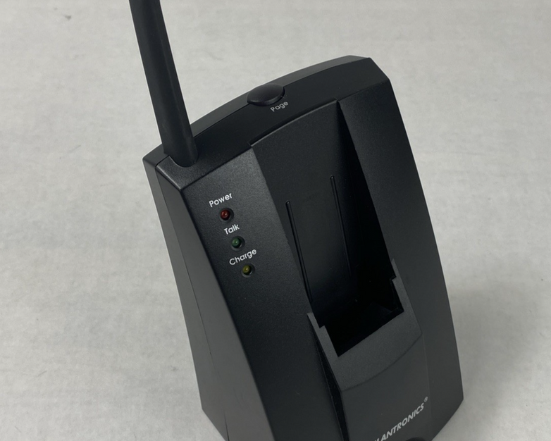 Plantronics Model CT10 Cordless Telephone Phone Headset Base w/ AC Adapter