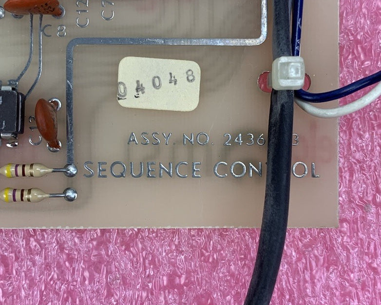 MSI 04048 Sequence Control Assy No 24363-3 Card