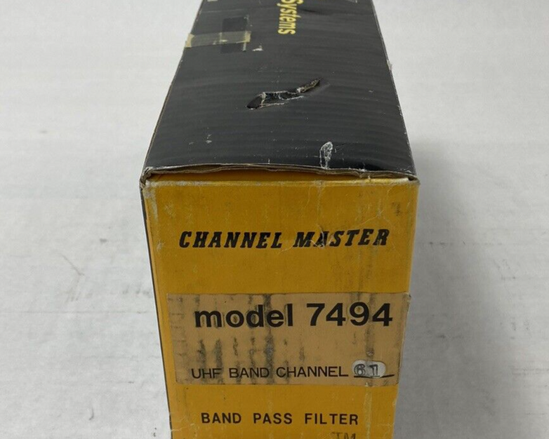 Channel Master MATV Systems Model 7494 Band Pass Filter UHF Band Channel 61