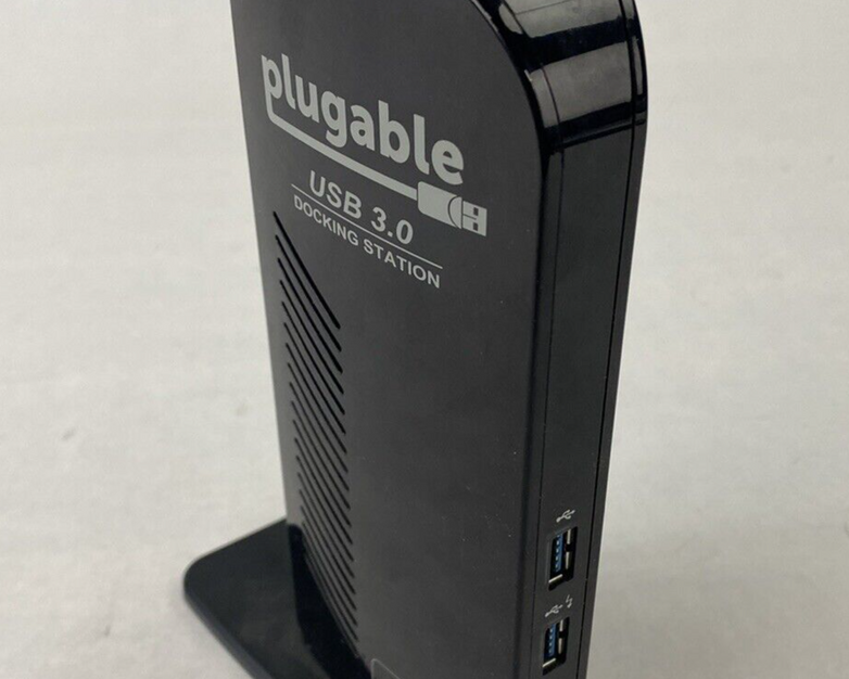 Lot of 3 Plugable UD-3900 USB 3.0 Universal Docking Station Untested