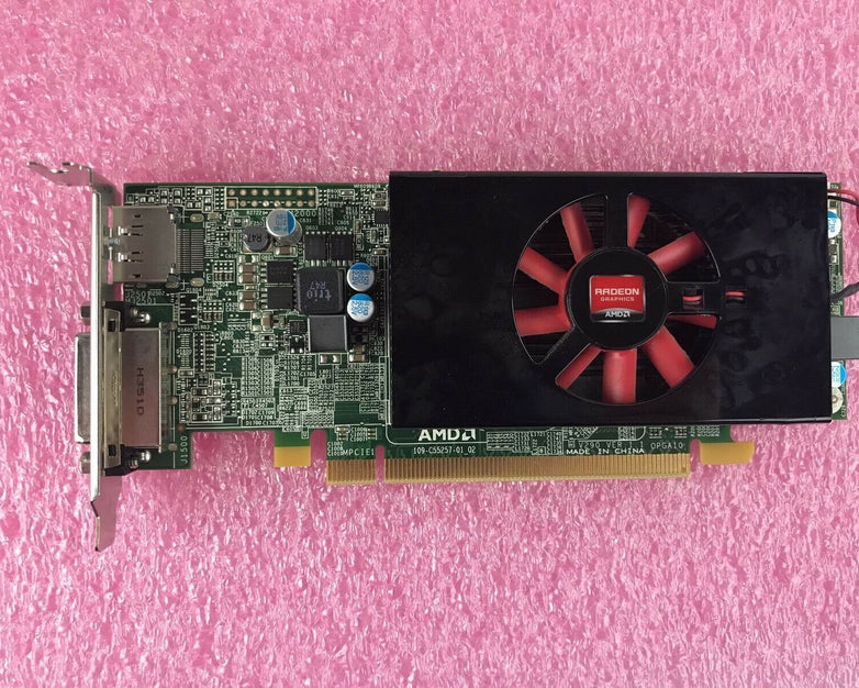 AMD Radeon 109-C55257-01_02 1GB DVI PCIe Graphics Card Low Profile