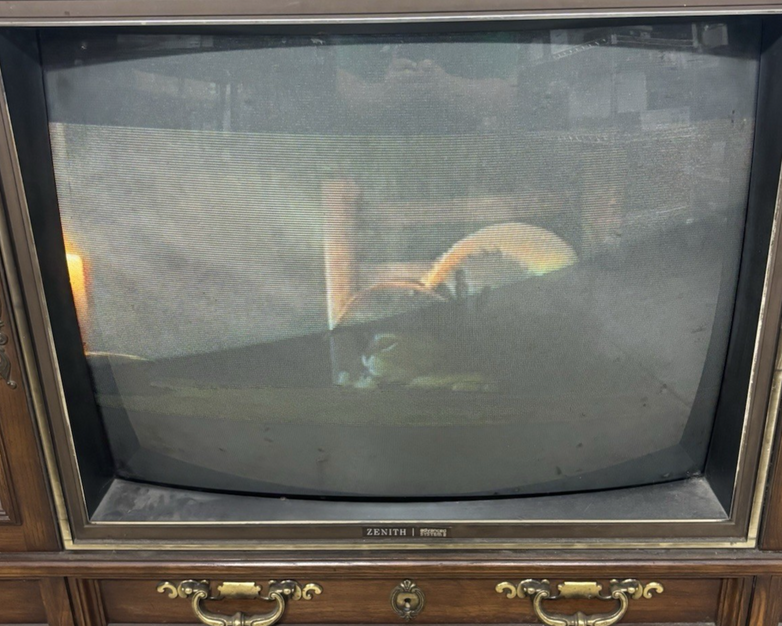 Zenith TV SB2777P 1985 Advanced System 3 Color Television Built in Speakers