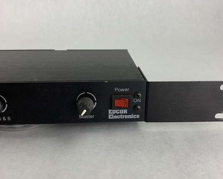 Edcor Electronic MX100PX Programable Microphone Mixer Power Tested