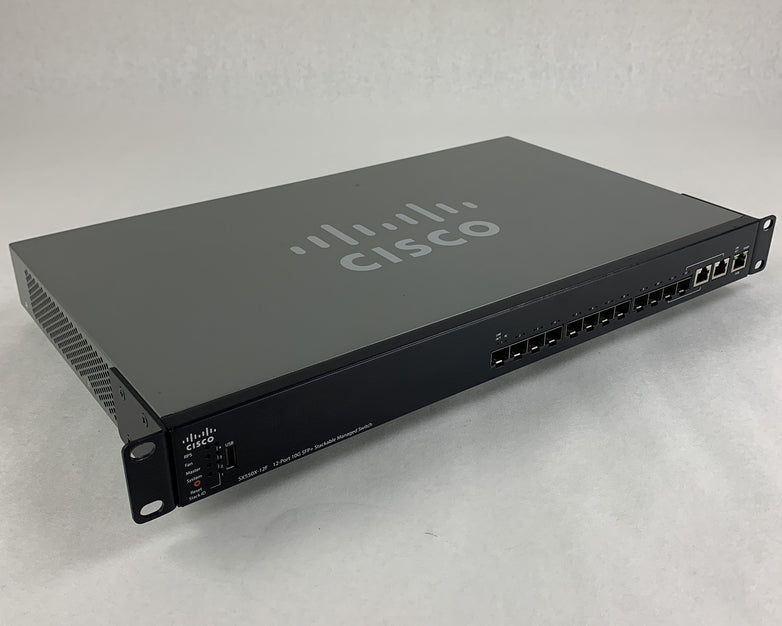 Cisco SX550X-12F-K9 Stackable Managed Switch Tested Reset