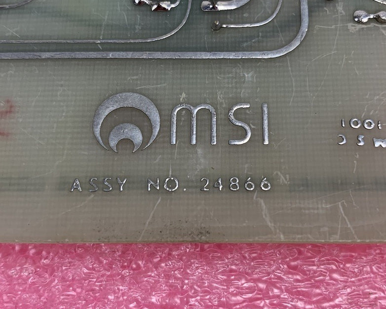 MSI Vintage 1975 Manual Switch Buffers & Logic 24866 Micromedic Card