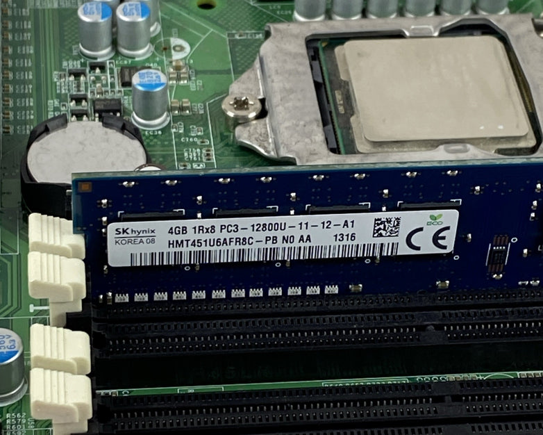 DFI MB331 Motherboard Intel Core i3-2100 3.1 GHz 4 GB RAM w/ Shield