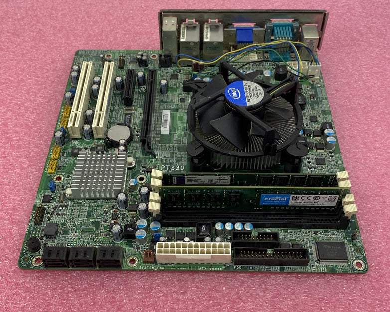 DFI PT330 Motherboard Intel Core i5-660 3.3GHz 4GB RAM w/ Shield