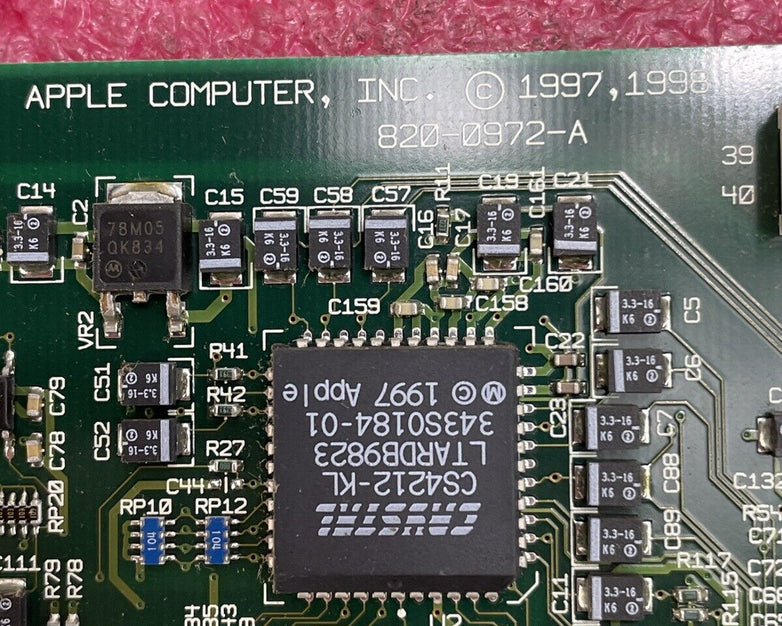 Apple 820-0972-A Audio Card Tested and Working