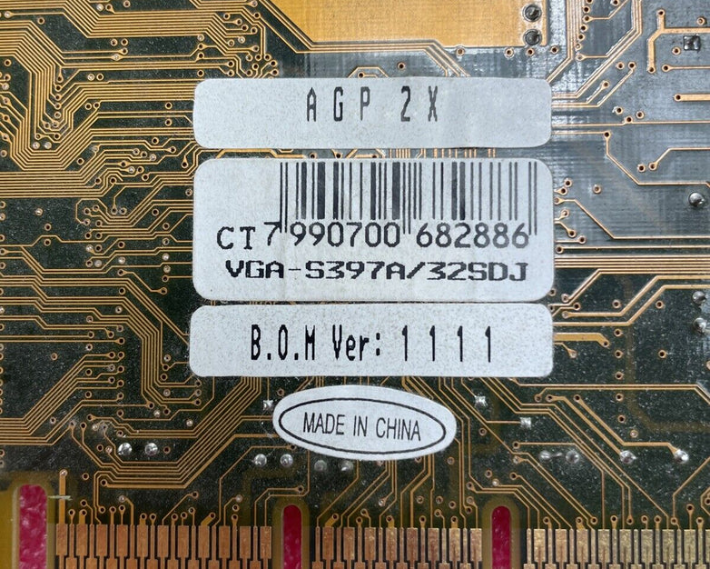 JoyTech A4-S3S4SD-A6-L AGP 16MB RAM AGP Graphics Card