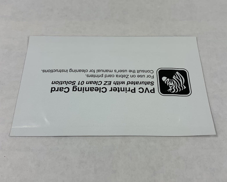 Zebra 800104-001 PVC Printer Cleaning Card for Zebra Card Printers (Lot of 13)