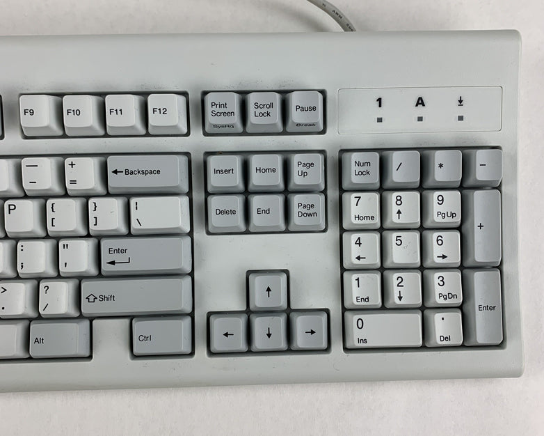 Zenith KB-5323 Clicky Vintage Keyboard PS/2 Vintage Tested