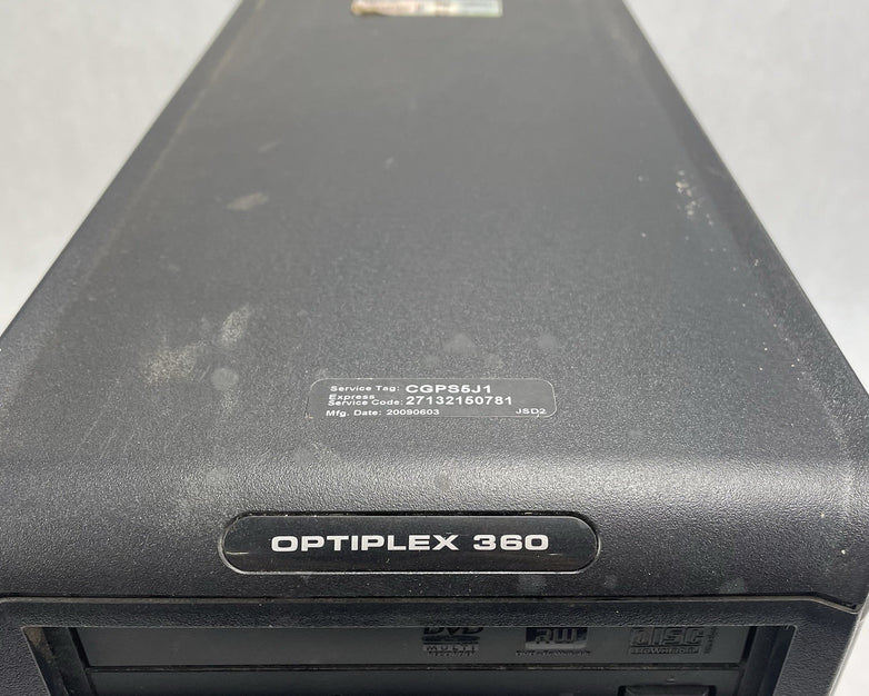 Dell Optiplex 360 MT Intel Core 2 Duo E7400 2.8 GHz 2 GB RAM No HDD No OS