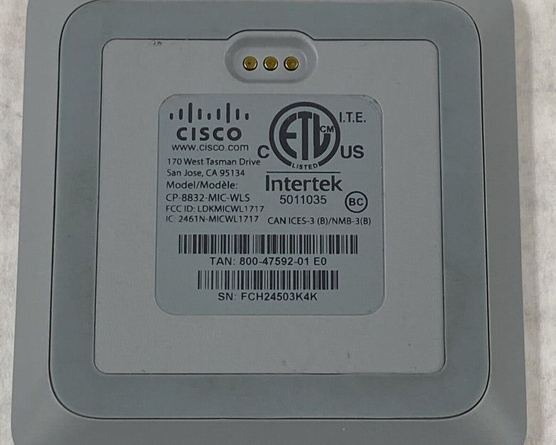 Cisco CP-8832-MIC-WLS Wireless Expansion Conference Microphone Kit