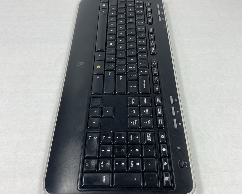 Logitech K520 Y-R0012 Wireless Keyboard No USB Dongle Power Tested - Lot of 4