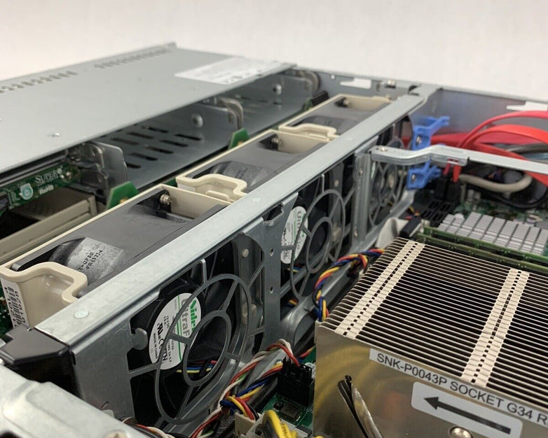 SuperMicro CSE-825-7 2x 12-Core AMD Opteron 6168 1.9 GHz 128 GB RAM No HDD No OS