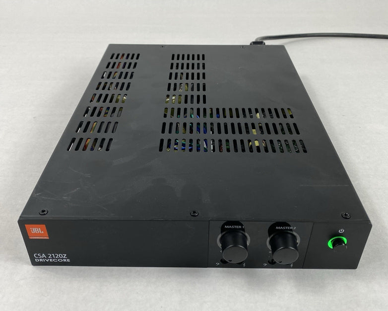 JBL CSA 2120Z Drivecore 2-Channel Power Amplifier with Power Cord Power Tested