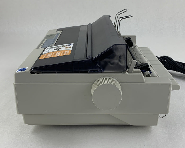 Epson LX-300+II P170B Dot Matrix 9-Pin Printer Bad Paper Feed Tested No Ribbon
