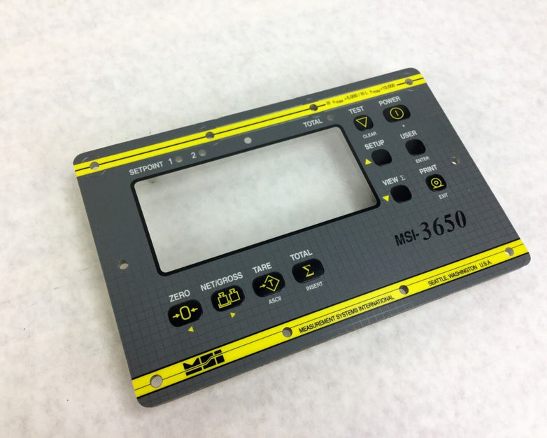 Measurement Systems International MSI-3650 ***Front Cover Only - Some Scratches