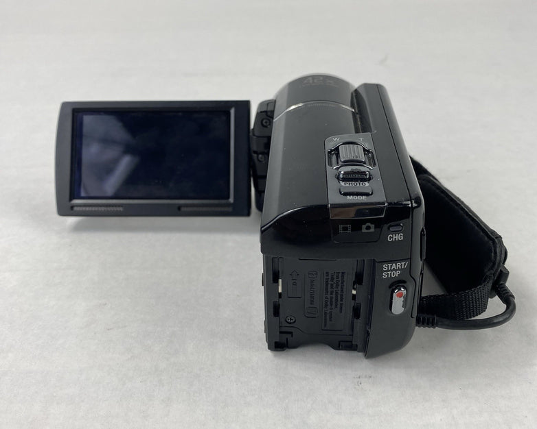 Sony HDR-XR160 Digital HD Video Camera Recorder with AC Adapter Power Tested