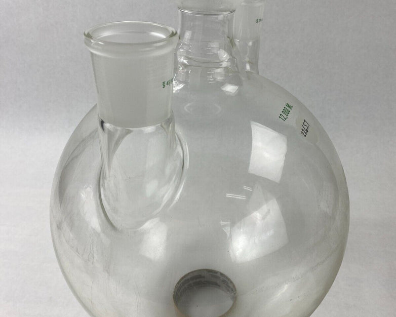 12000ml 12 Liter 3 Neck Round Flask Vessel 29/42 45/50
