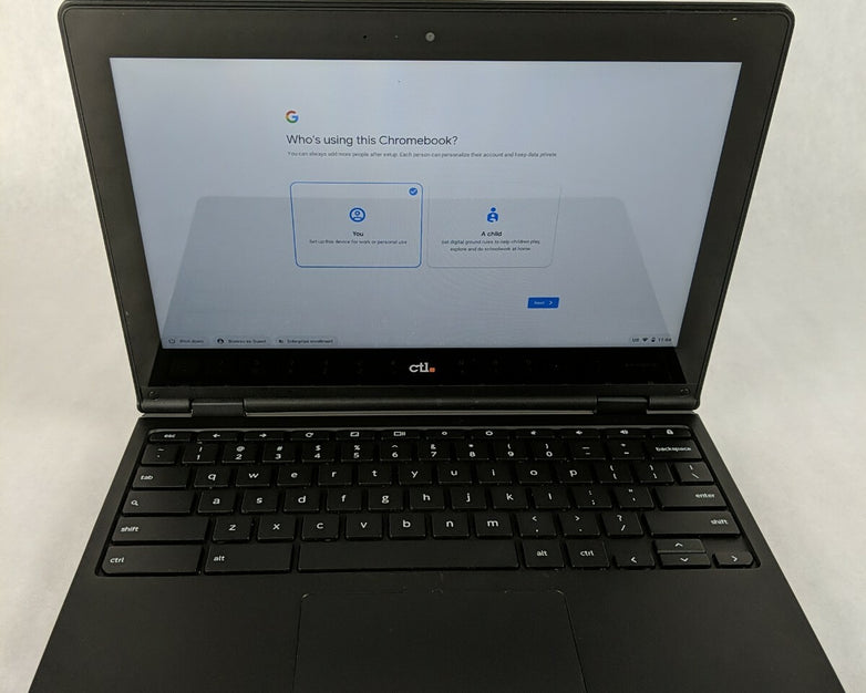 CTL J5 Chromebook 11.6" Touchscreen 4 GB RAM 16 GB eMMC NO CHARGER - Grade B